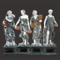 High Quality outdoor garden marble four season fairy statues